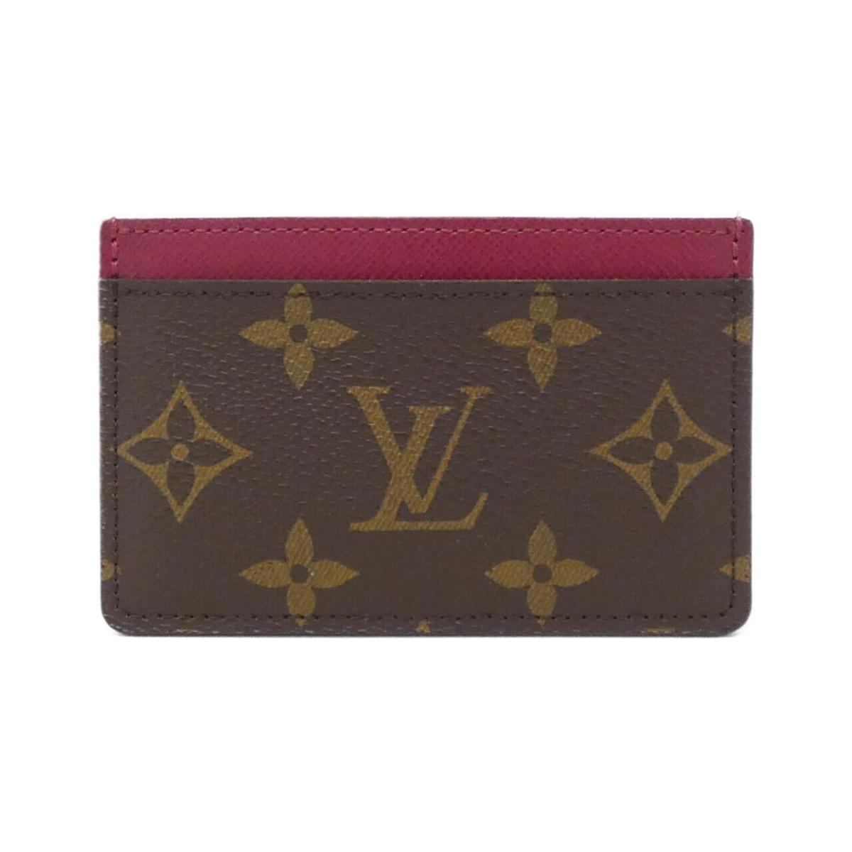 Louis Vuitton M60703 Monogram Porte Jaeger Le Coultre Shampoo Card Case -