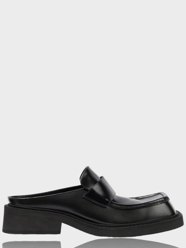Luxury Balenciaga  Inspector 40MM Leather Bloafer Black