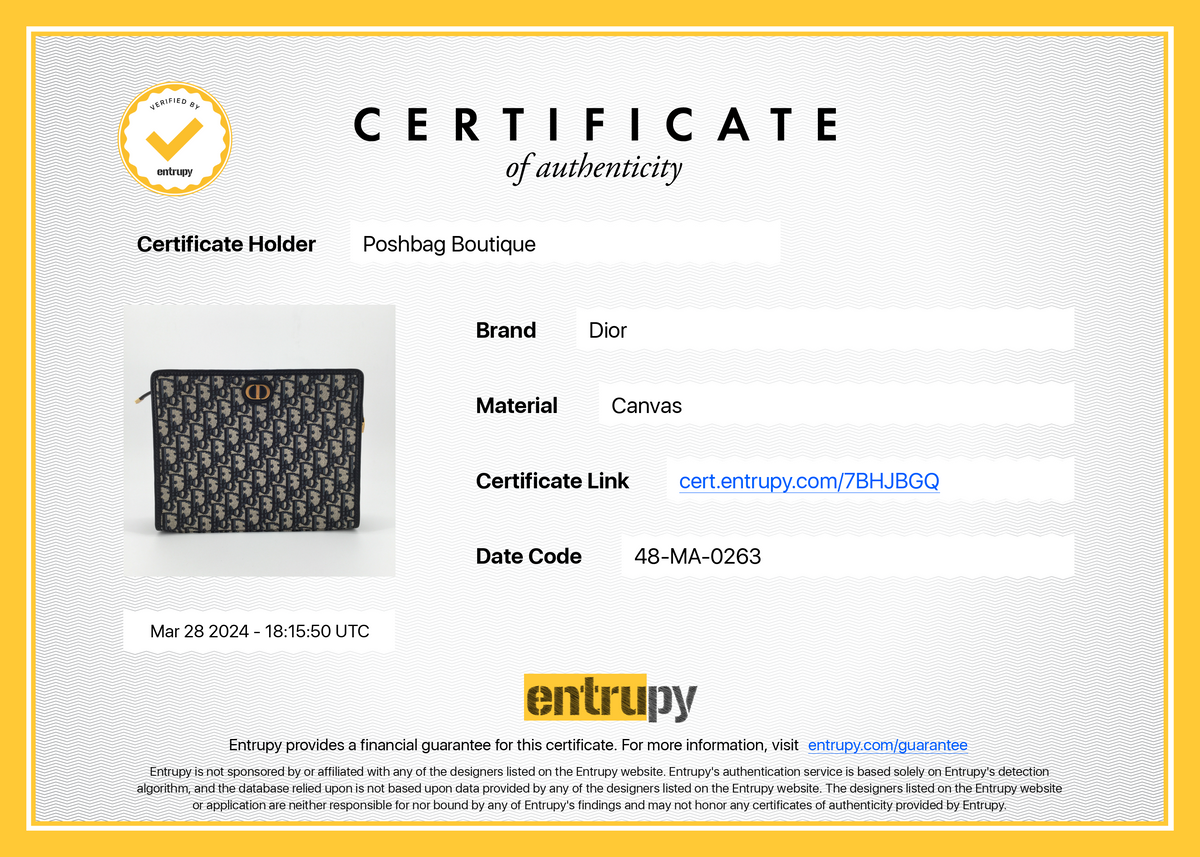 Montaigne 30 Oblique Jacquard Clutch Bag