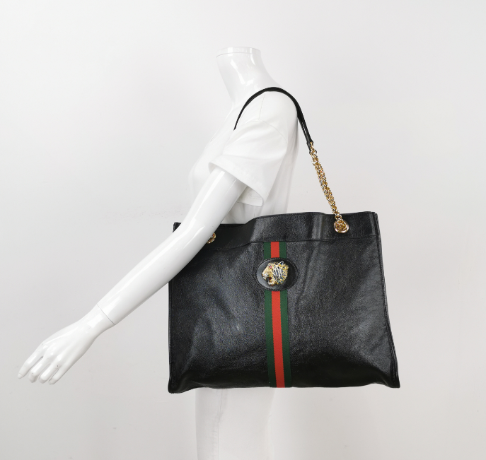 Gucci Rajah tote Bag Large cm Black