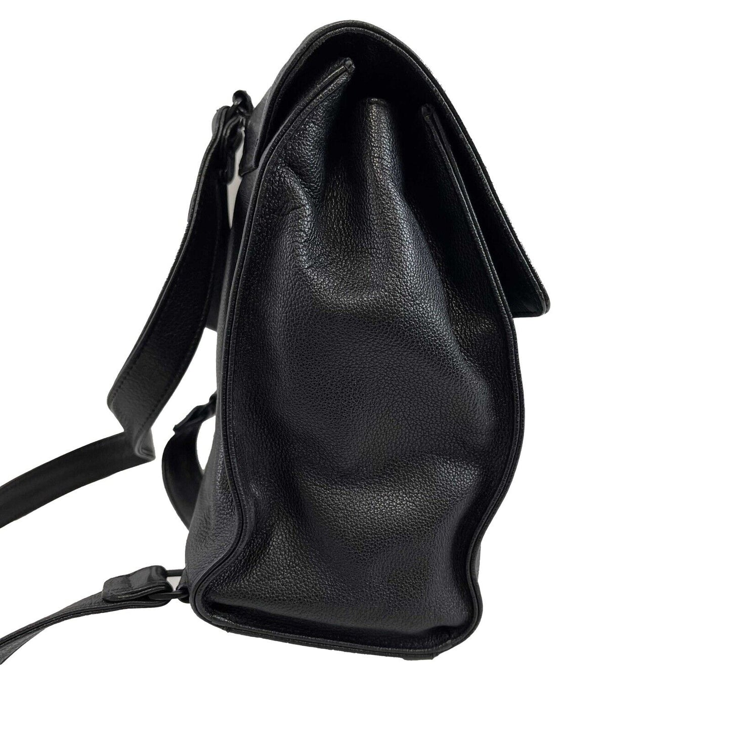CHANEL Vintage 90's Caviar CC Black Backpack Bag