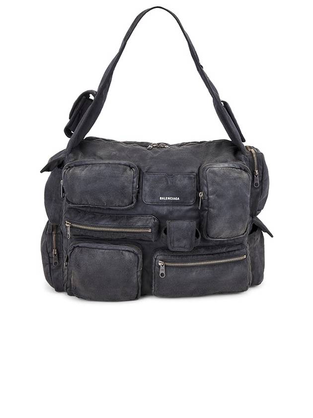 Luxury Balenciaga  Superbusy Large Cross Bag Black