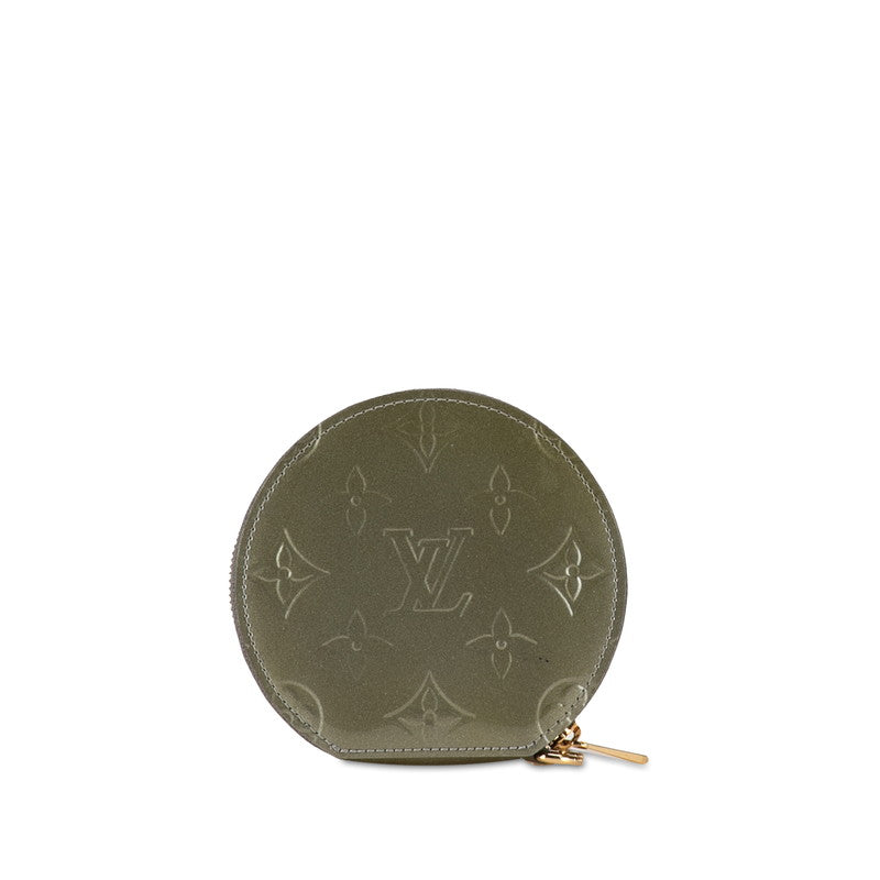 Louis Vuitton Monogram Vernis Portemoney Shapo Coin Case M91415 Grail Deco Light Olive Oil Patent Leather  Louis Vuitton