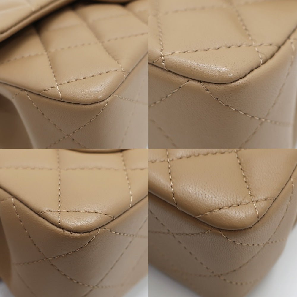 Chanel Top Handle Chain Shoulder Bag G  AS2431  Beige