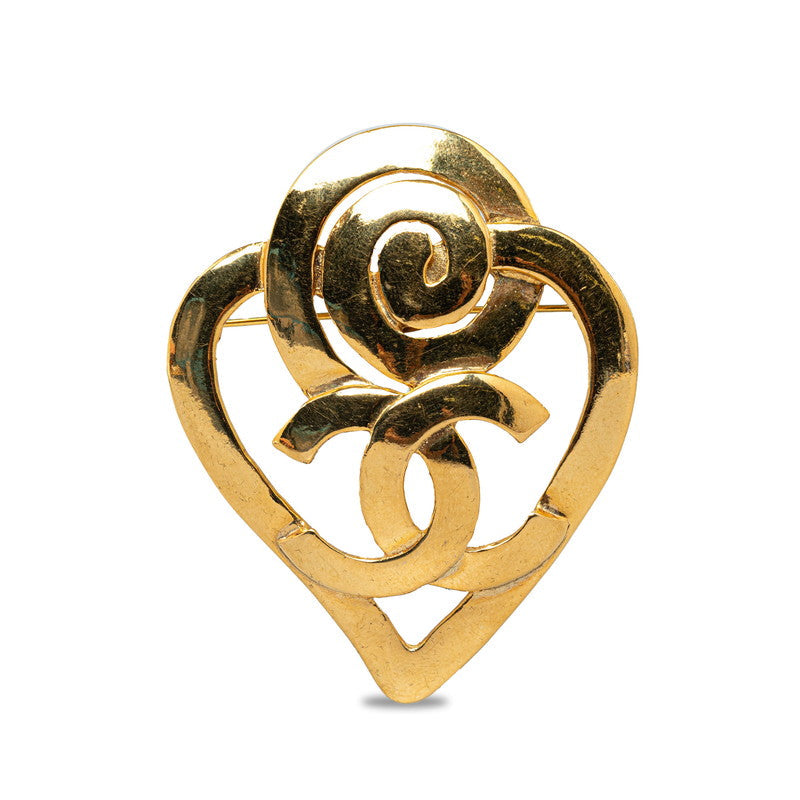 Chanel Vintage Coco Big Heart Torch Brochure G   Chanel