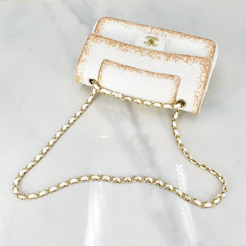 Top Quality Chanel Medium Wool Double New Bag