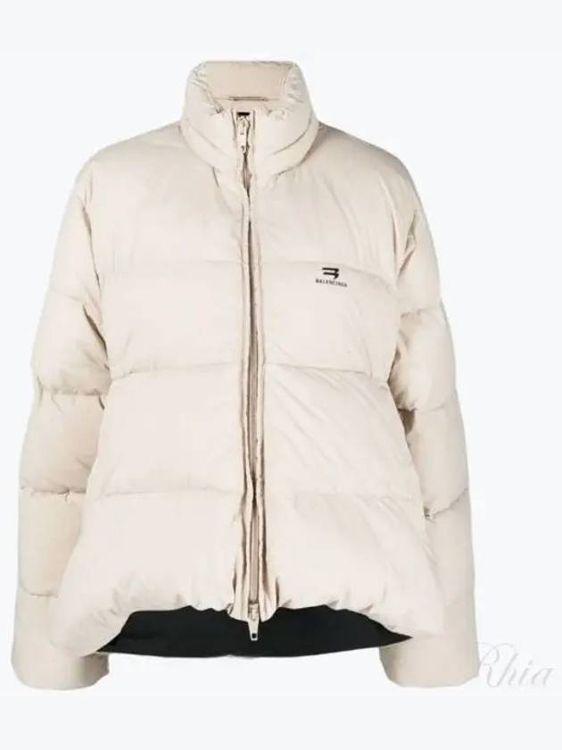 Luxury Balenciaga  C Shape Nylon Padding Sand