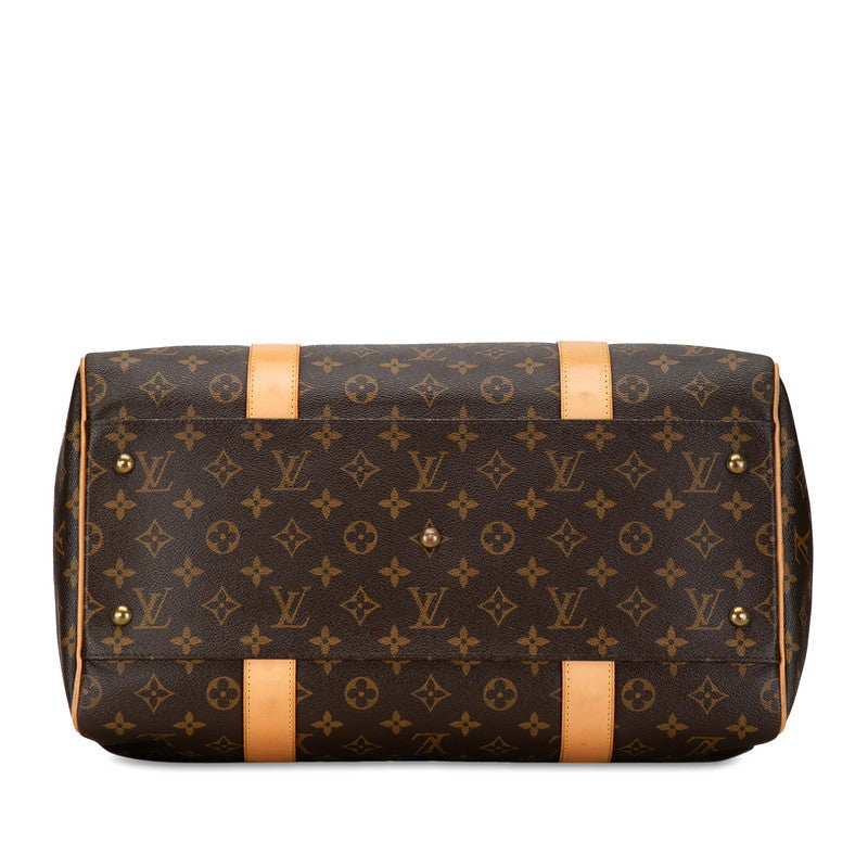 Louis Vuitton Monogram Carryr Boston Bag M40074 Brown PVC Leather  Louis Vuitton