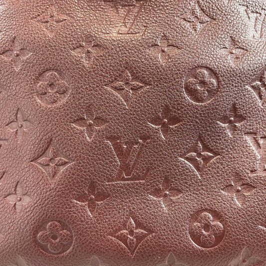 LOUIS VUITTON Empreinte Monogram Embossed Leather Artsy MM Burgundy Shoulder bag