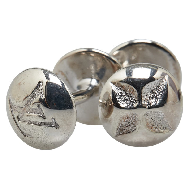 Louis Vuitton Monogram Button Du Manschett M30976 SV925 Silver  Louis Vuitton