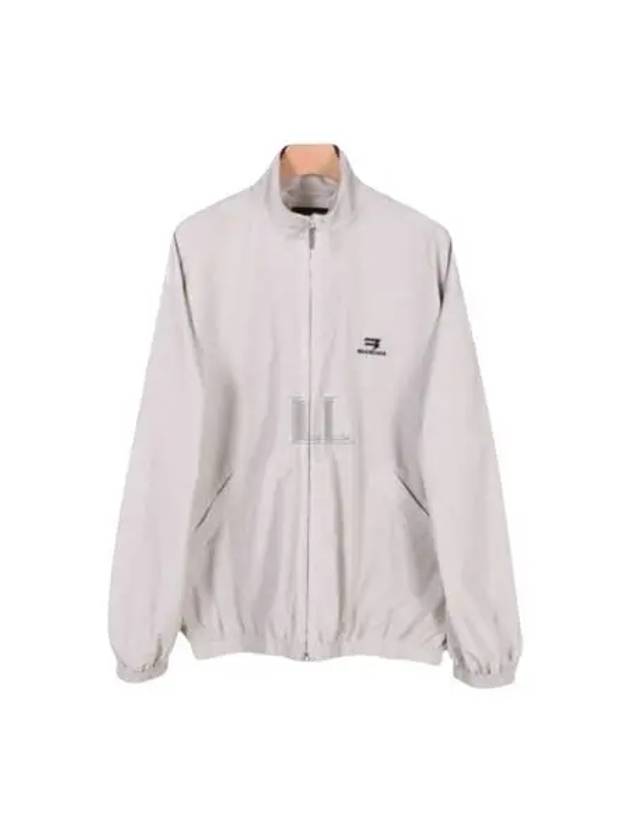 Luxury Balenciaga  Logo Technical Track Jacket Beige