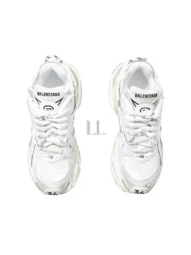 Luxury Balenciaga  Runner Low Top Sneakers White