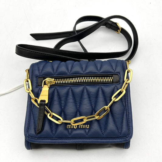 Miu Miu Multicolor Diamond Quilted Leather Flap Crossbody Bag Miu Miu LA8340