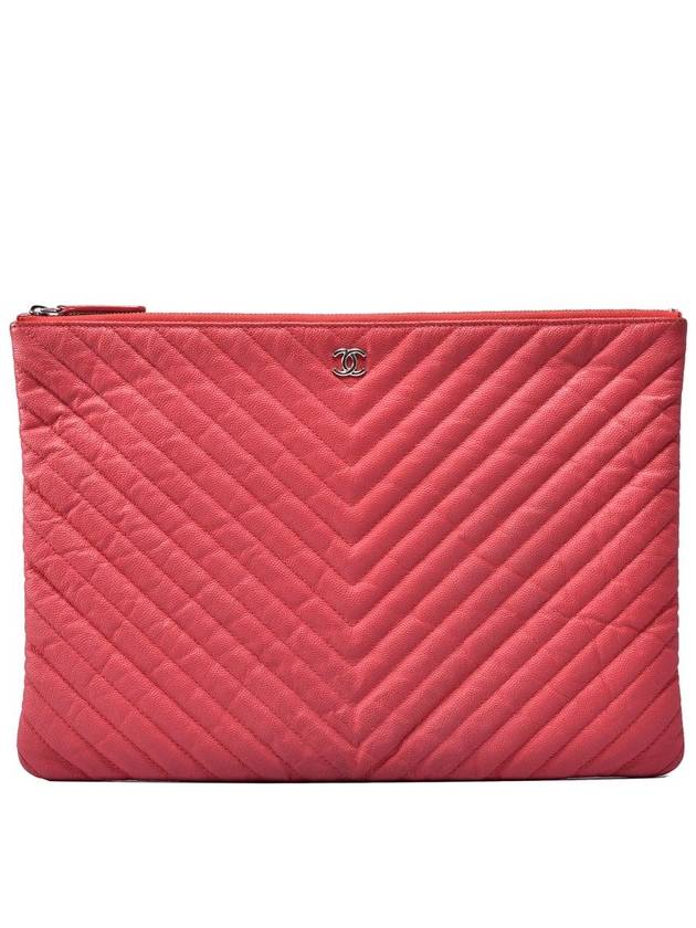 Women s Clutch Caviar Large No 25 Chanel