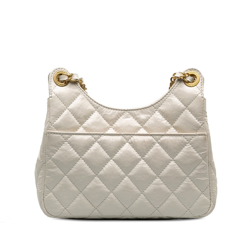 Chanel Matelasse Coco Mark Leather Shoulder Bag