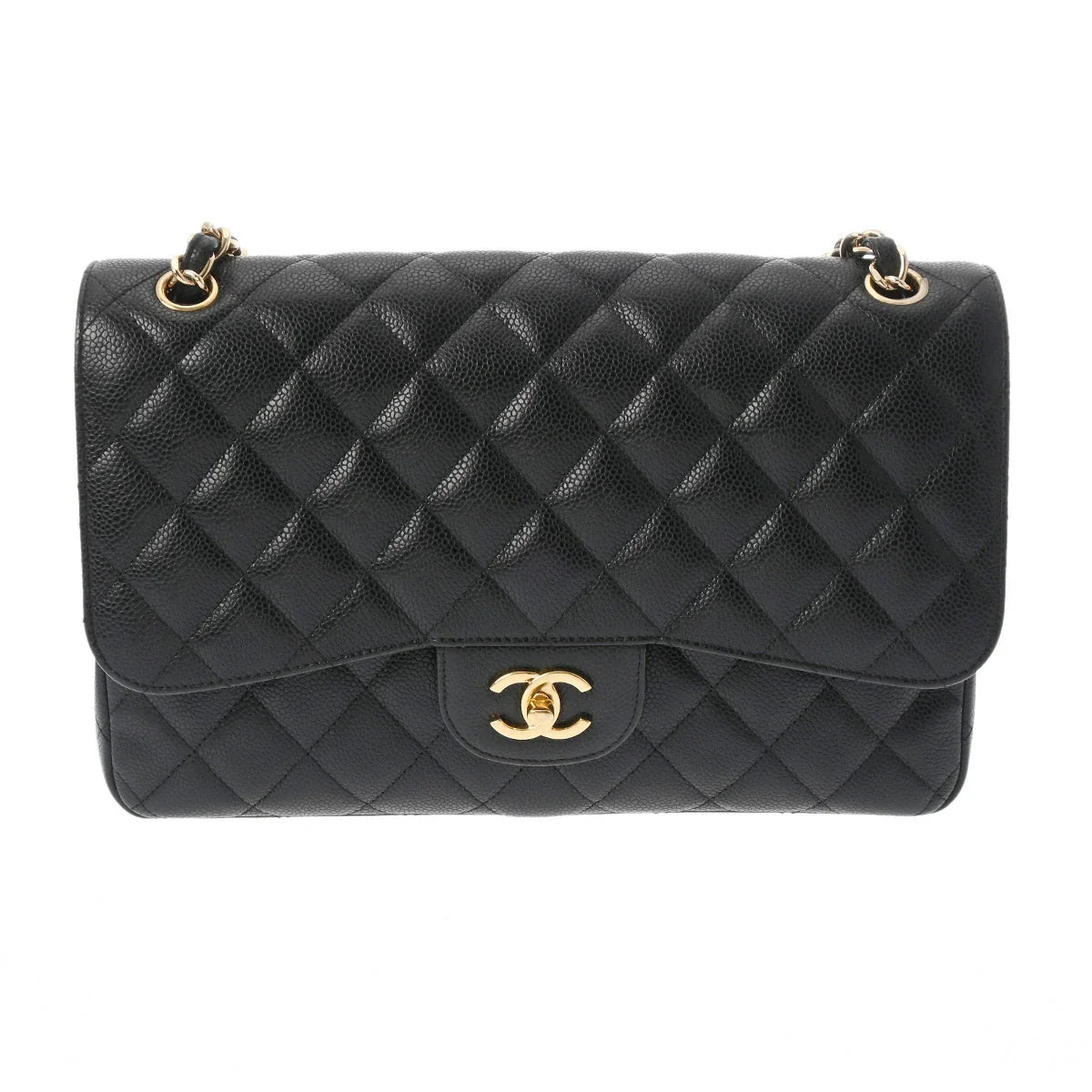 Chanel Classic Jumbo Flap In Caviar