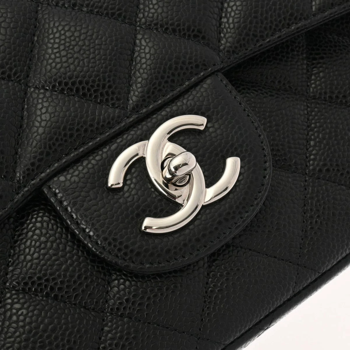Chanel Classic Maxi Flap In Caviar With SHW