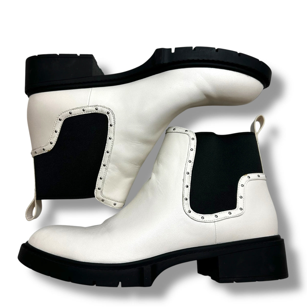 Boots Designer By Coach In White, Size: 11