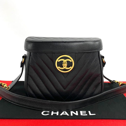 Chanel Coco Mark Mat Caviar Skin Mini Shoulder Bag