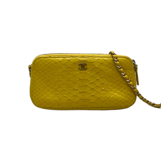 Wallet on Chain WOC Python Snake Skin Yellow GHW