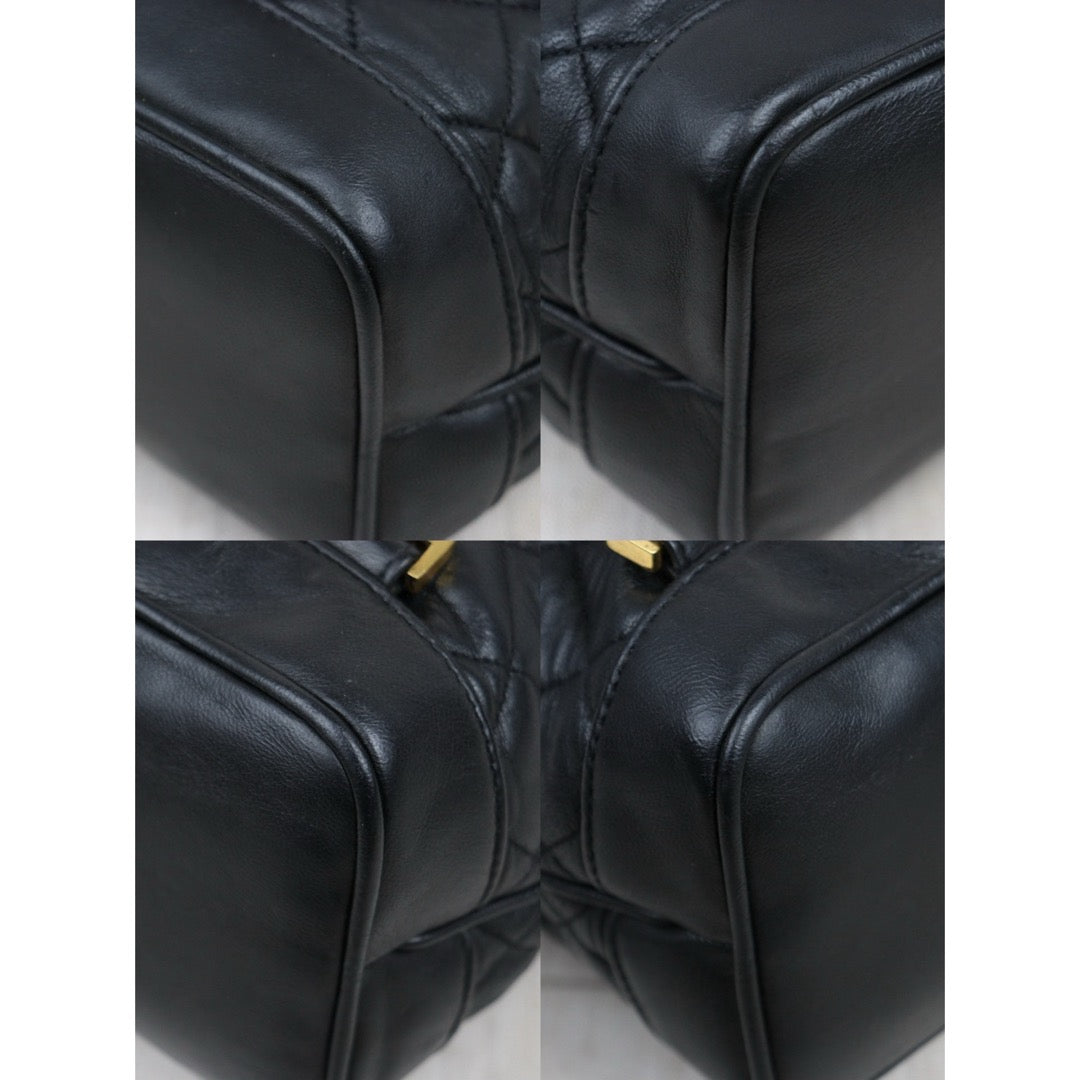 Good ( Rank AB)｜CHANEL  Lamb Skin Duma Backpack  Black Made in 1991-1994Year｜Y25022710