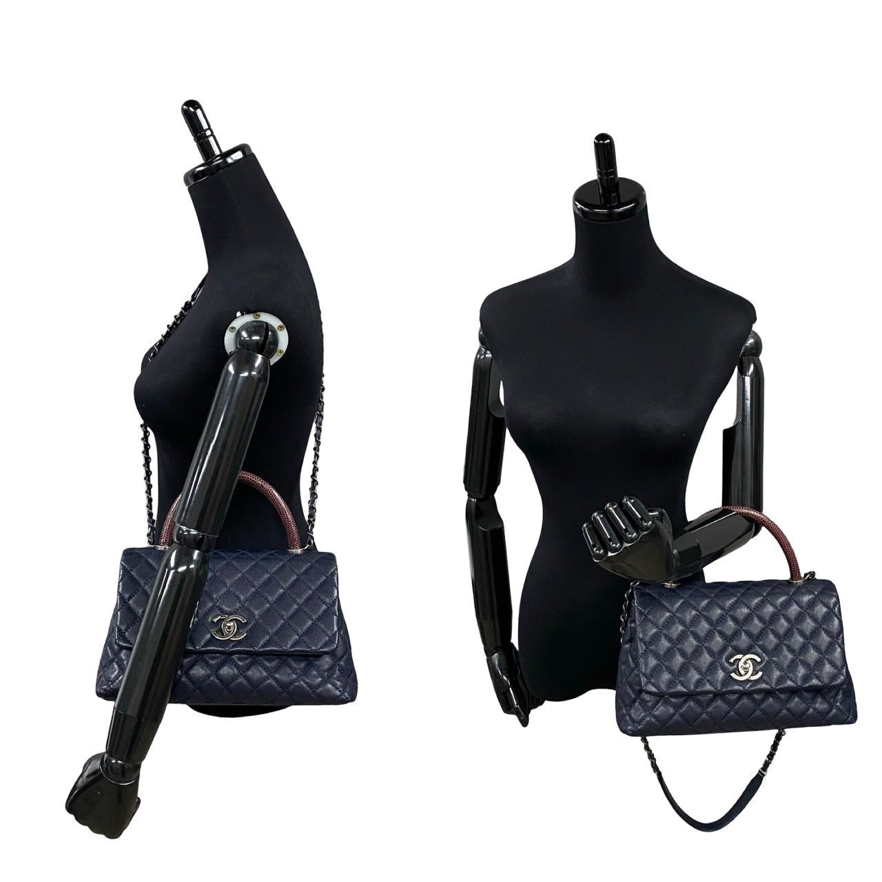 Chanel Coco Handle Caviar Skin 2way Bag