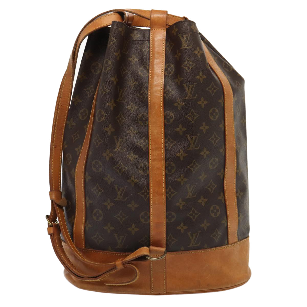 LOUIS VUITTON Monogram Randonnee GM Shoulder Bag M42244 LV Auth 80398