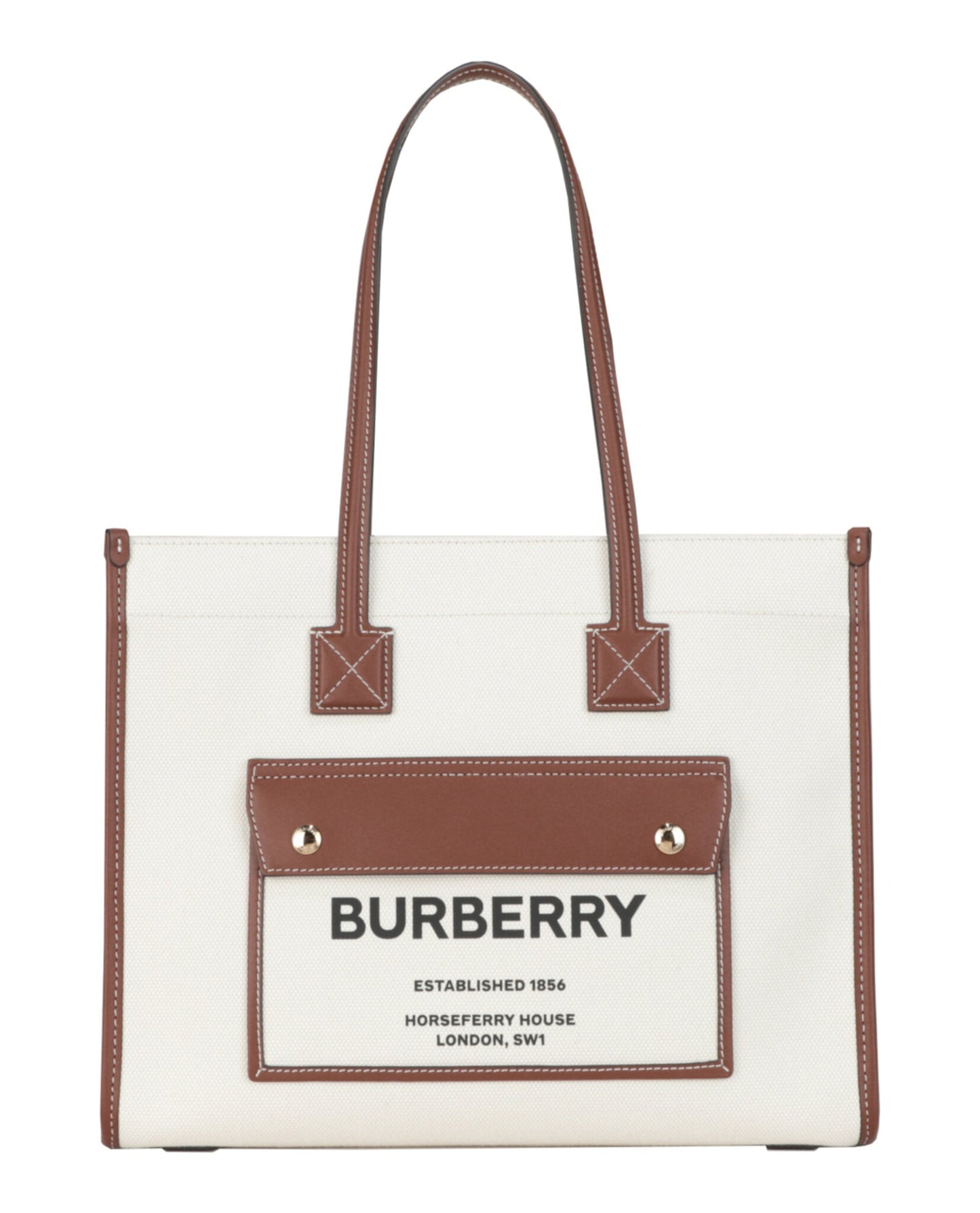 Burberry Womens Medium Freya Tote Medium Camel