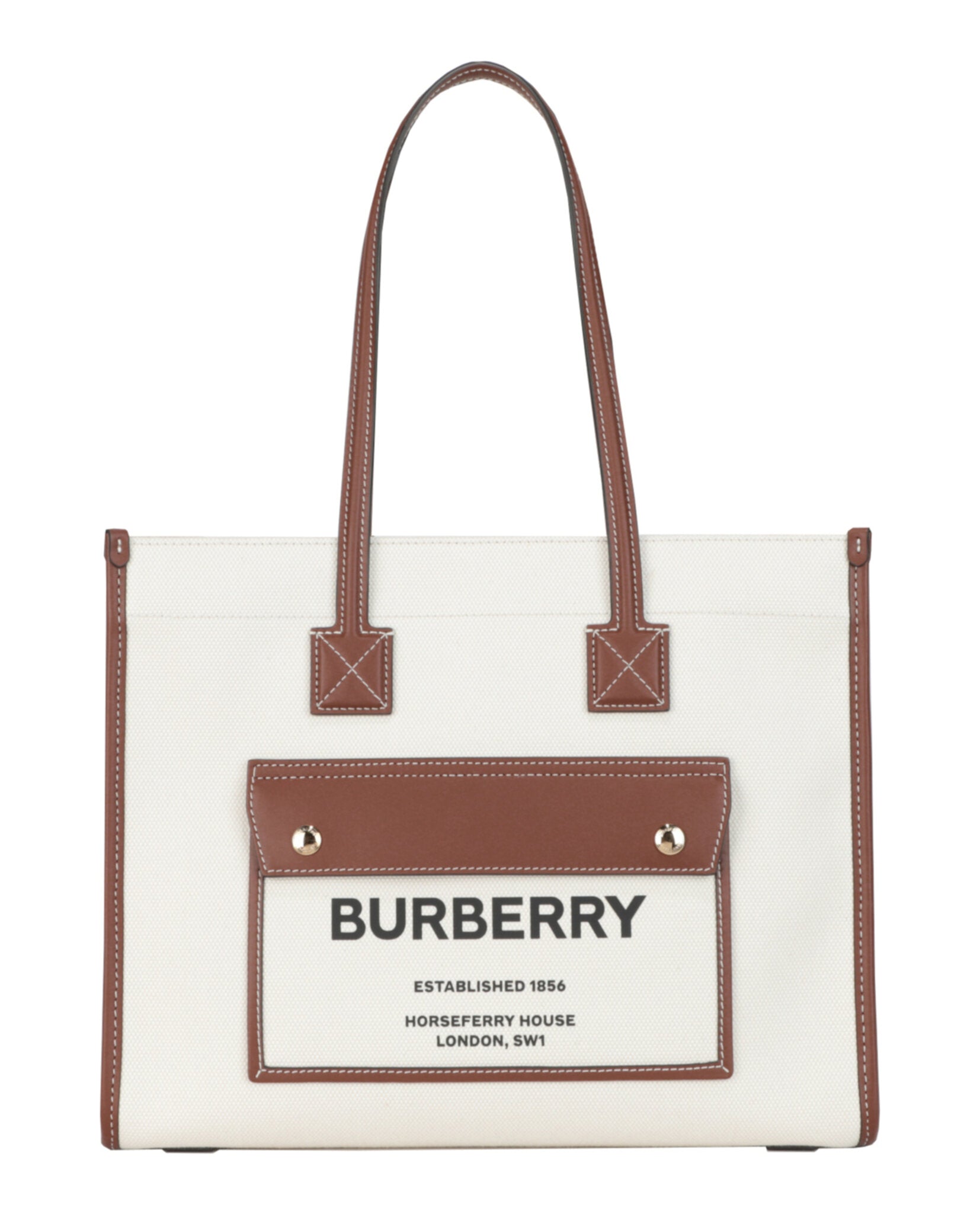 Burberry Womens Medium Freya Tote Medium Camel