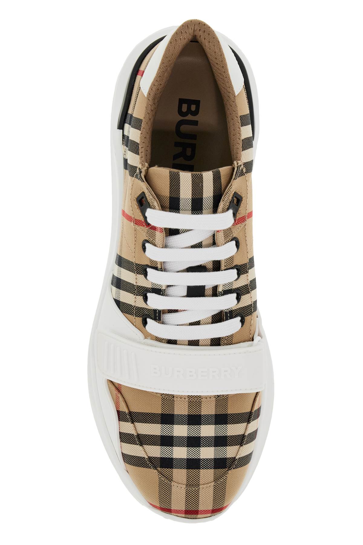 Burberry Check Fabric Sneakers Men
