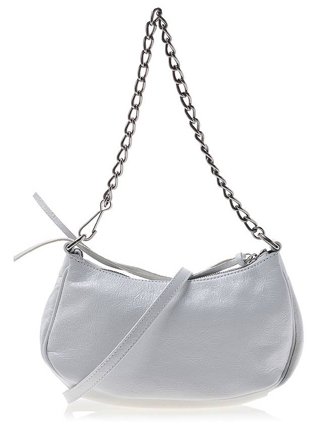 Luxury Balenciaga  Le Cagole Chain Mini Shoulder Bag White