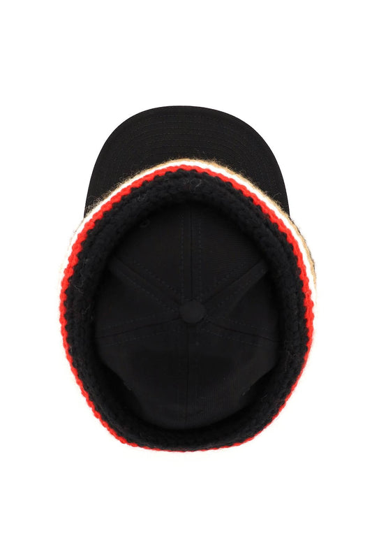 Burberry Baseball Cap With Knit Headband Men