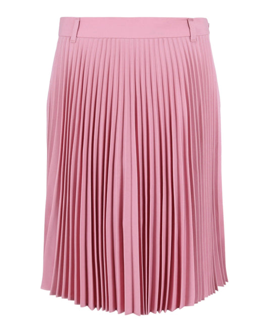 Burberry Womens Pleated Panelled Midi Skort 8 Pink