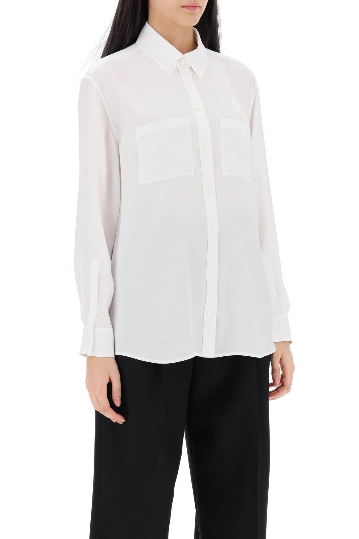 Burberry Ivanna Shirt With Ekd Pattern Women
