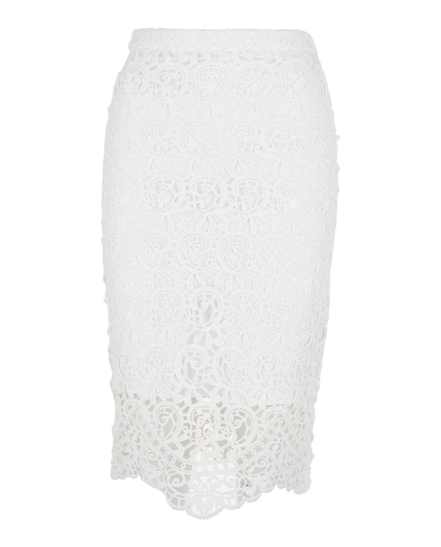 Burberry Womens Gloria Skirt 6 Natural White