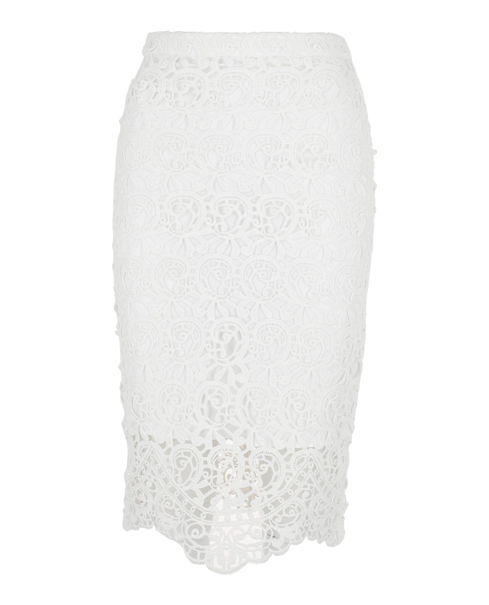 Burberry Womens Gloria Skirt 6 Natural White