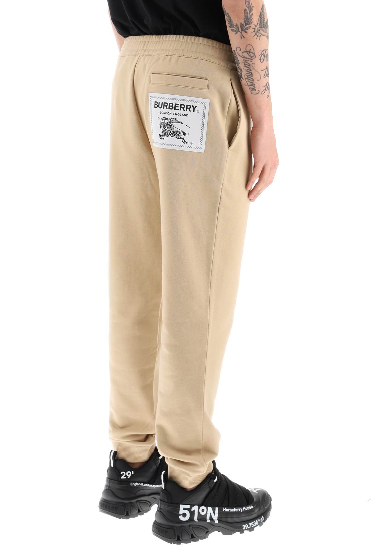 Burberry Cotton Sweatpants With Prorsum Label Men