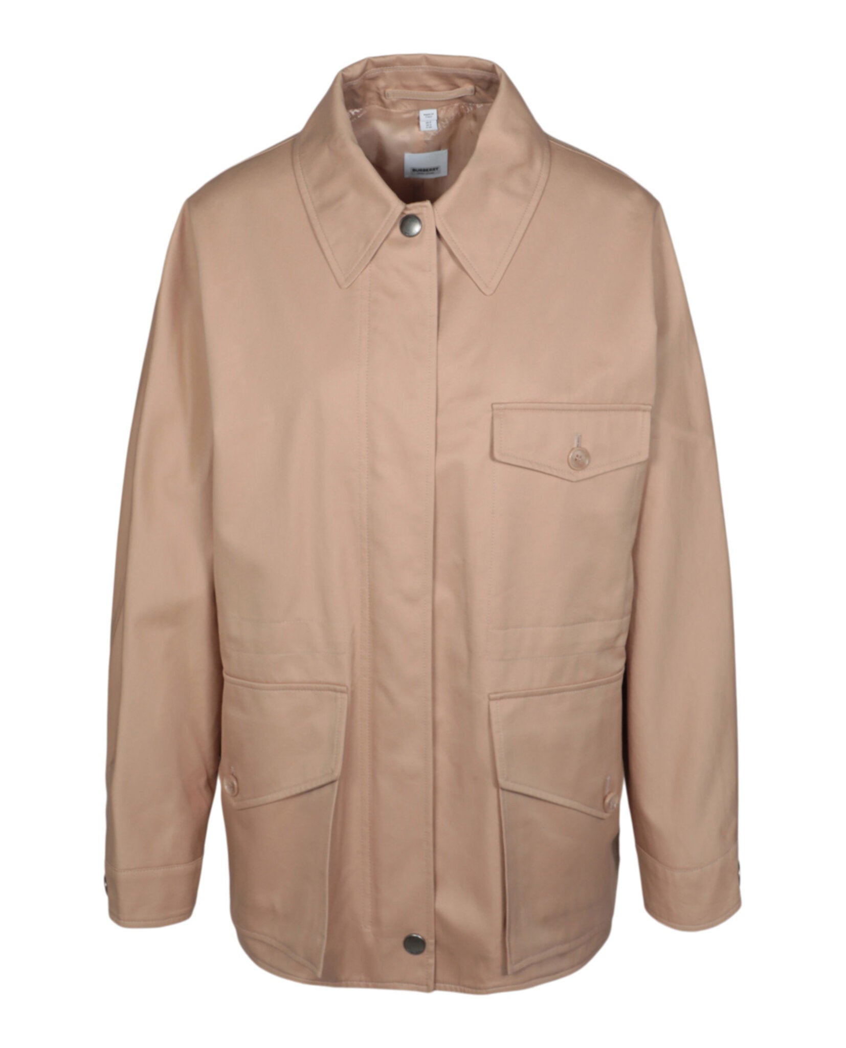 Burberry Womens Oversized Jacket 8 Nude