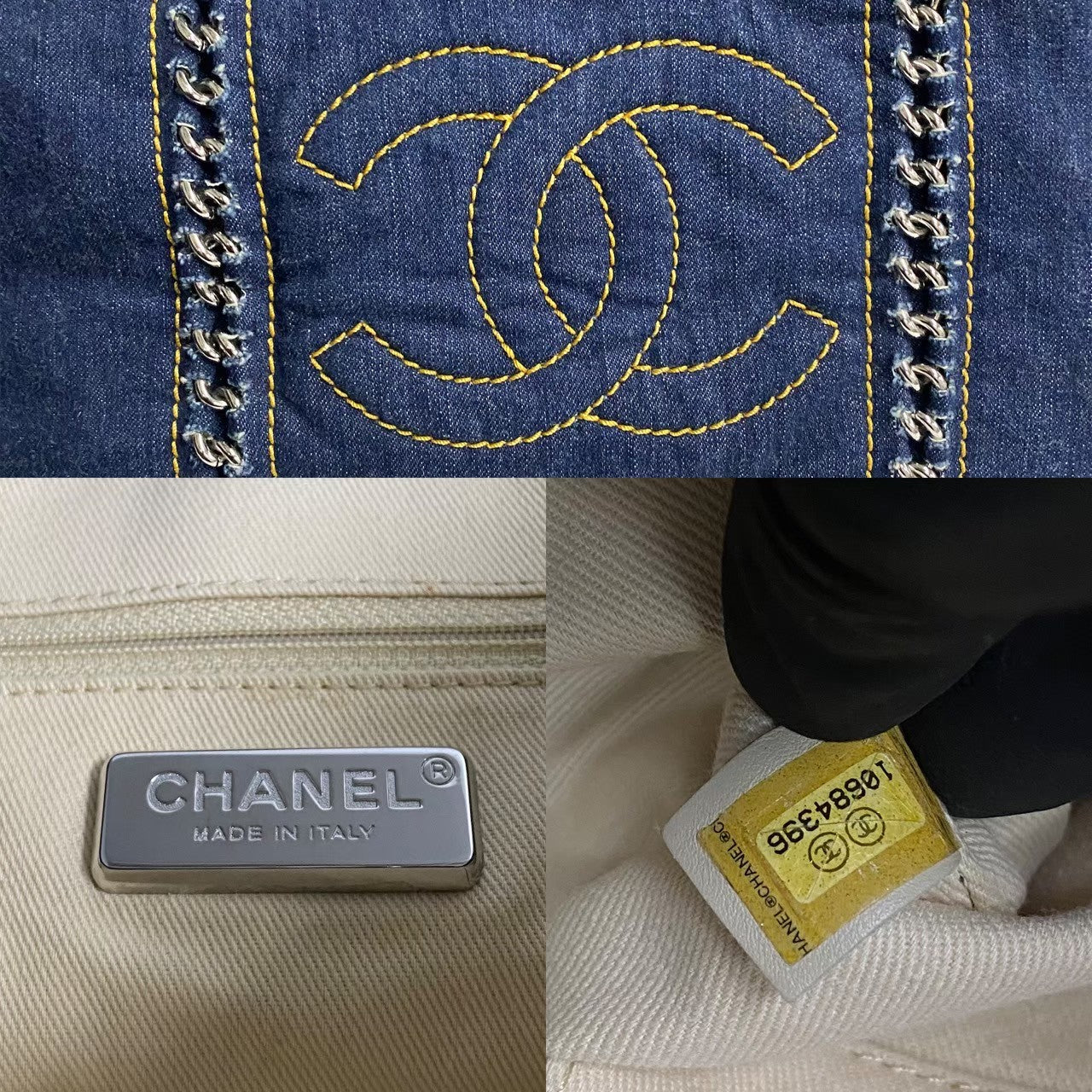 Chanel Coco Mark Denim 2way bag
