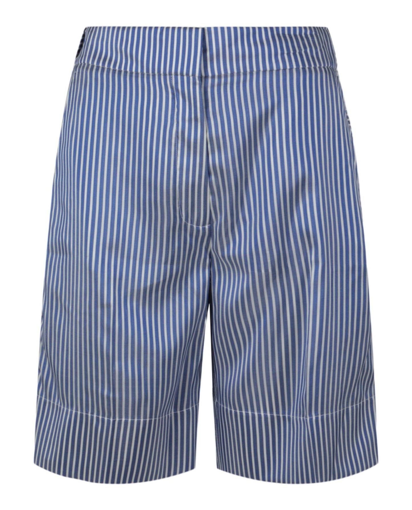 Burberry Womens Ceci Striped Shorts 6 Blue