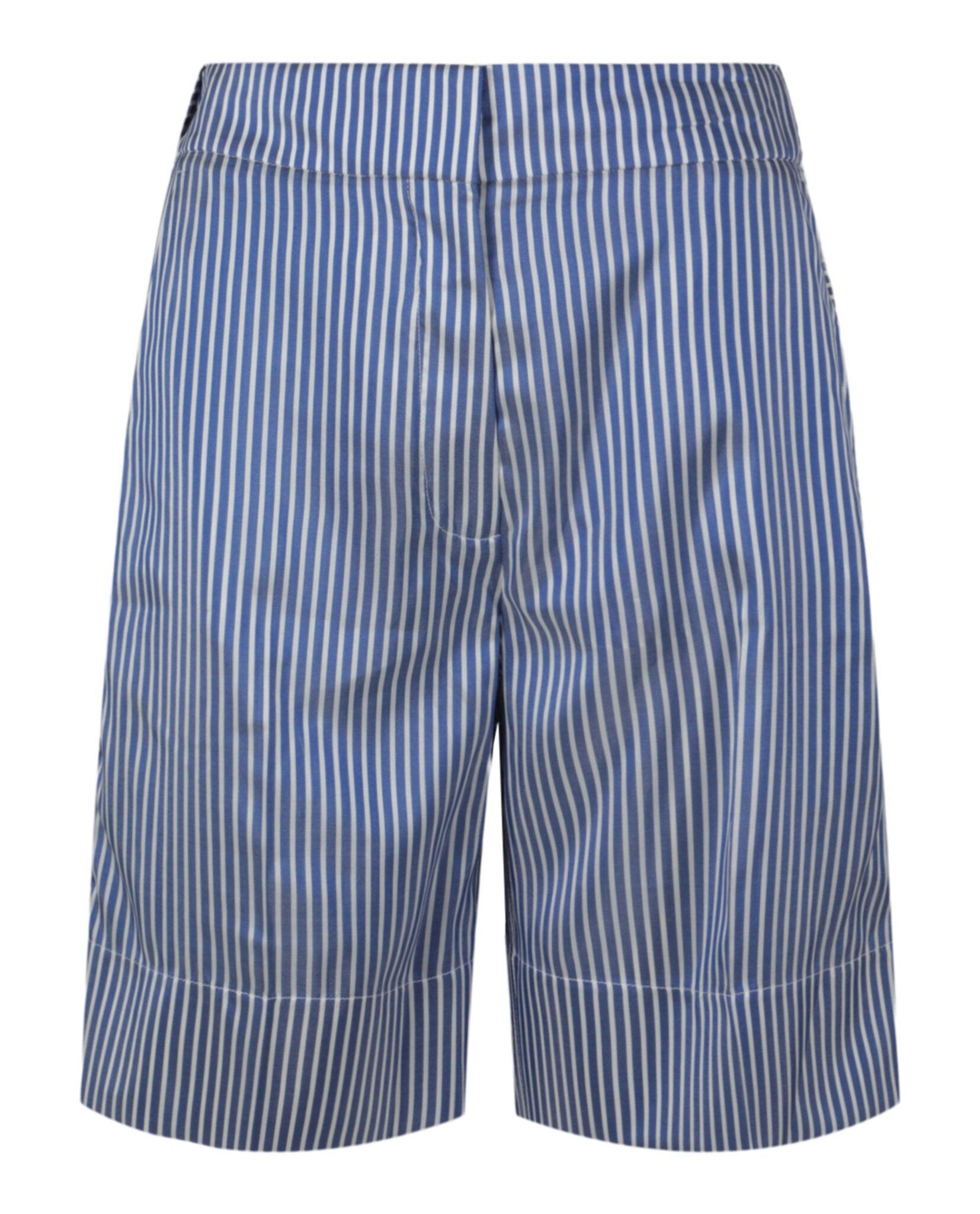 Burberry Womens Ceci Striped Shorts 6 Blue