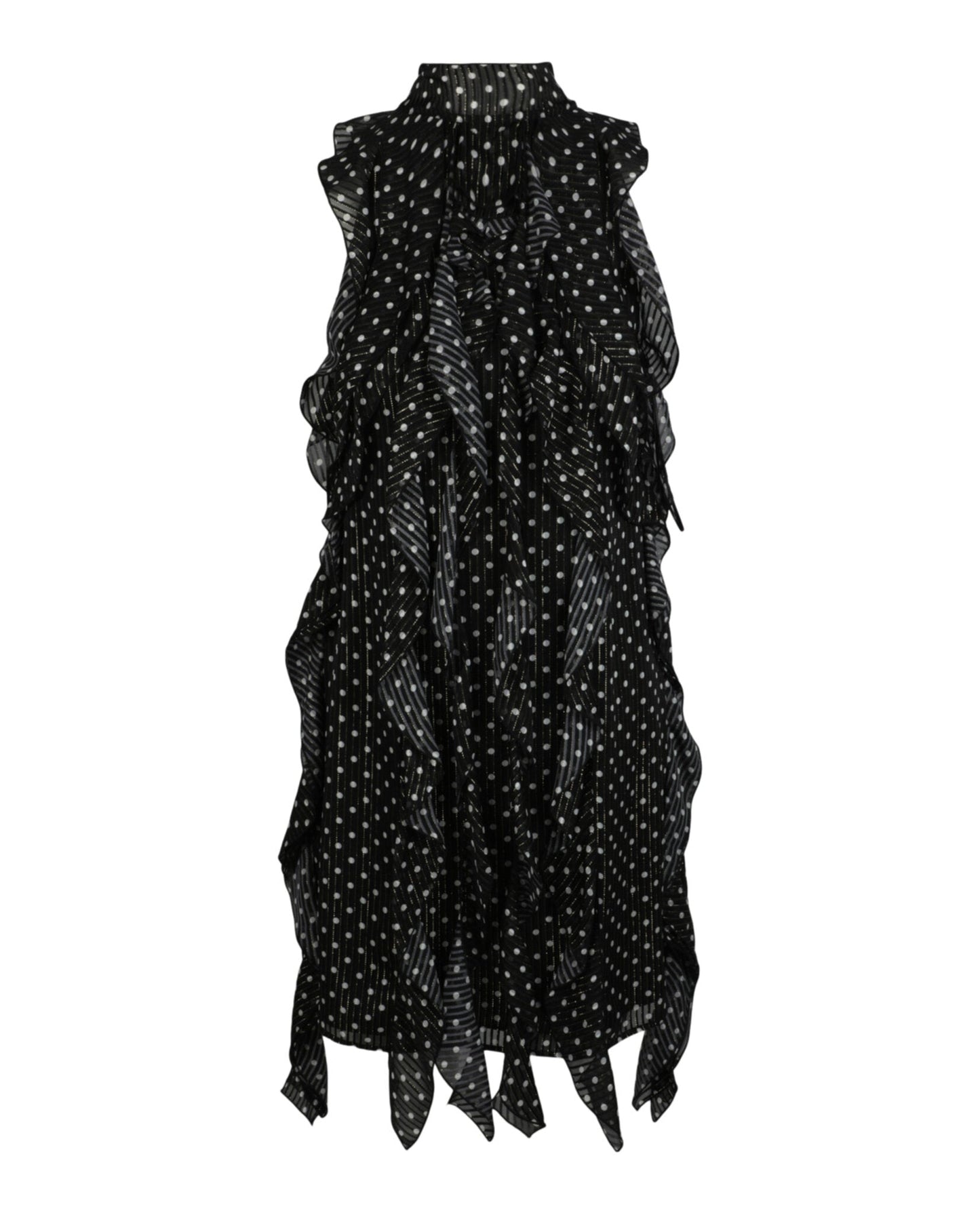 Burberry Womens Cate Polka Dot Dress Black