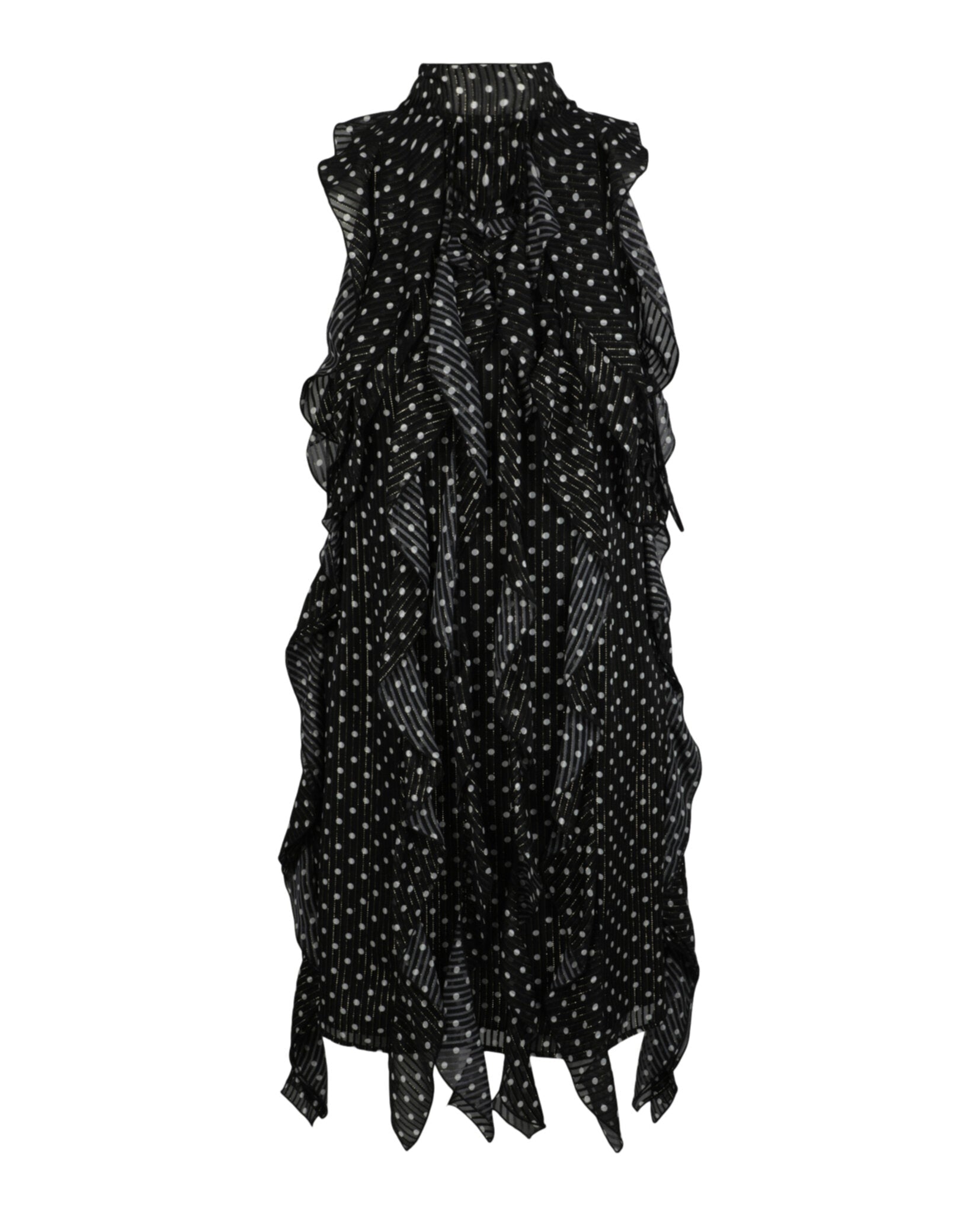 Burberry Womens Cate Polka Dot Dress Black