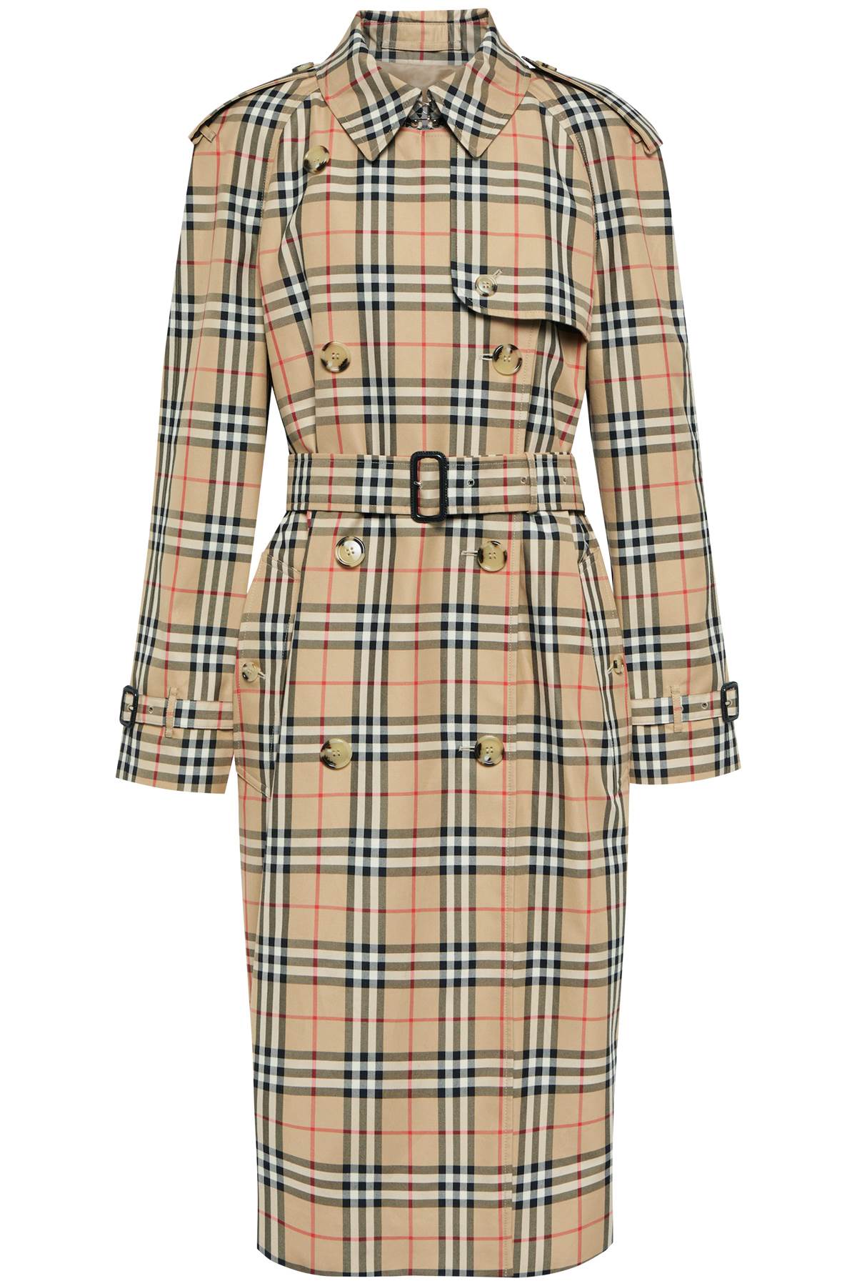 Burberry Check Trench Coat Women