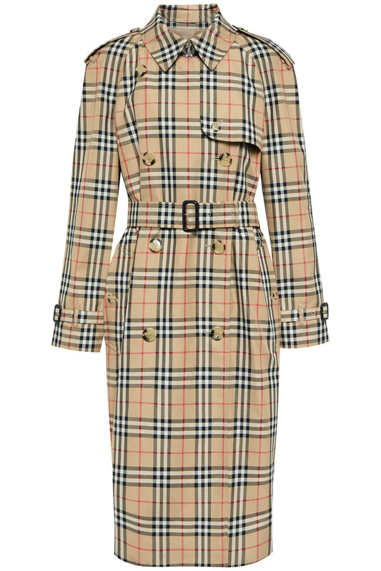 Burberry Check Trench Coat Women