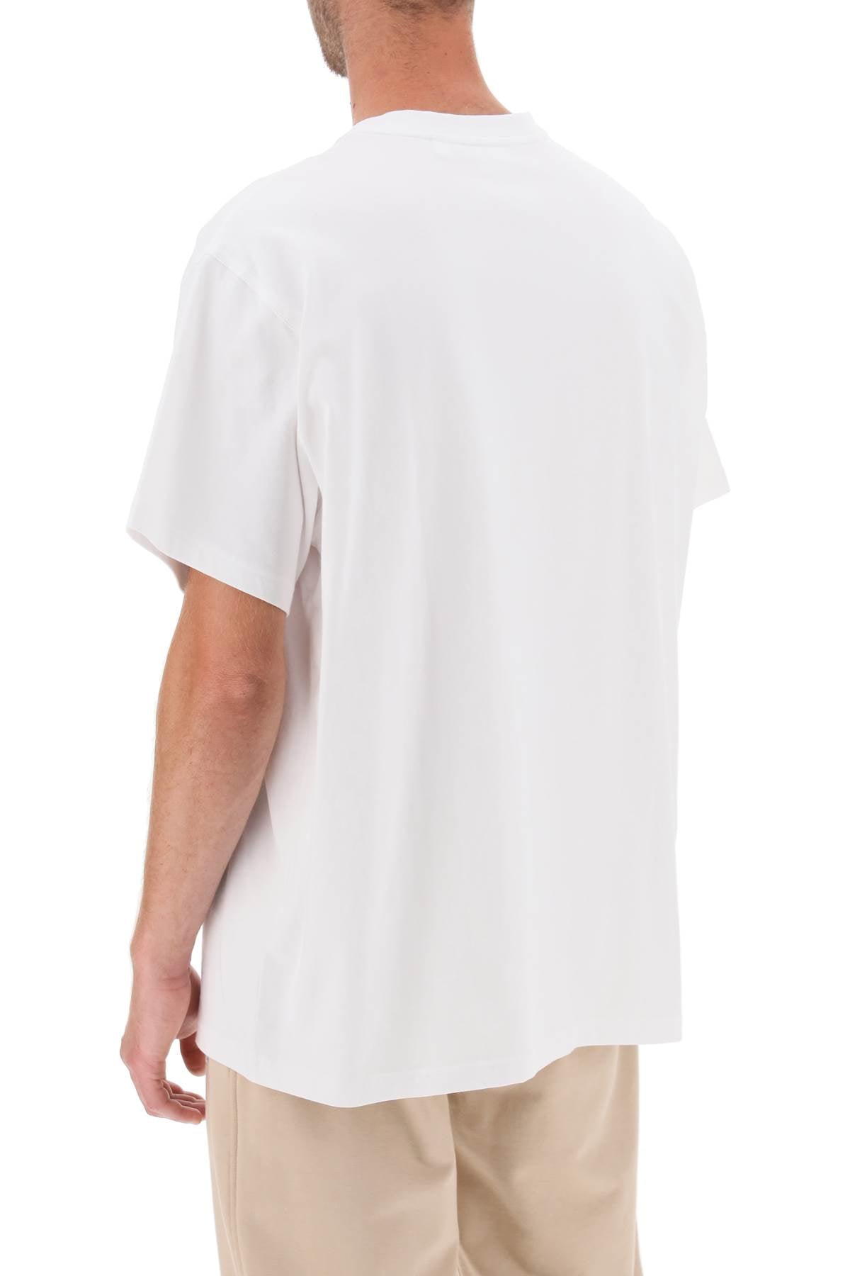 Burberry Ekd Embroidery 'Raynerton' Oversized T-Shirt Men