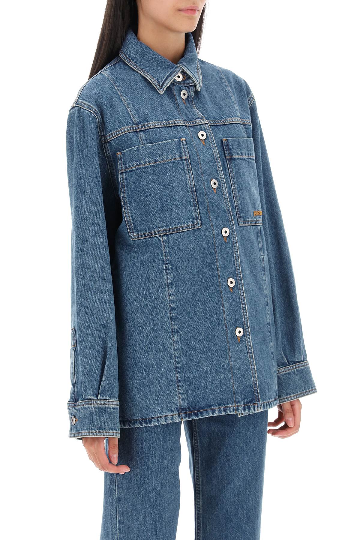 Burberry 'Bensen' Denim Overshirt Women
