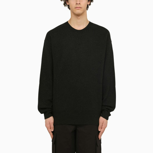 Burberry Black Wool Crew-Neck Pullover Men