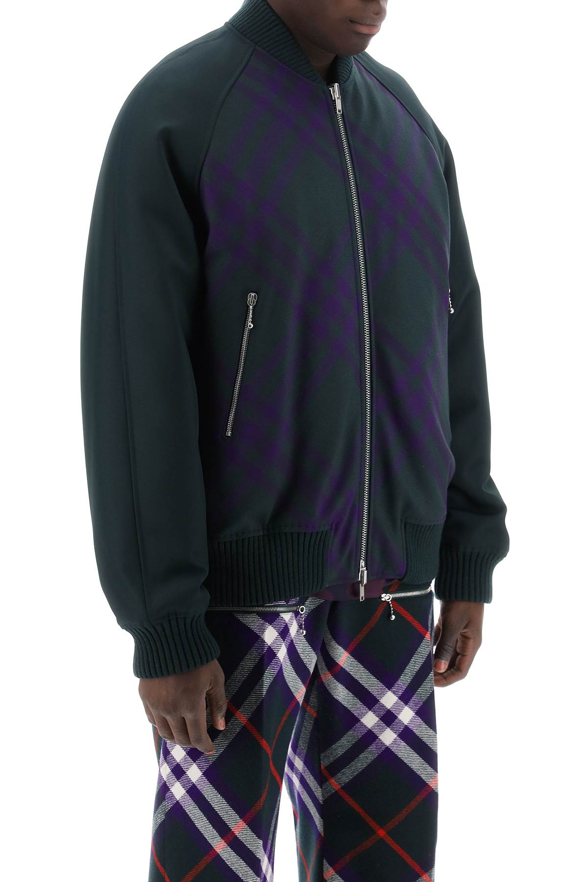 Burberry Check Reversible Bomber Jacket Men