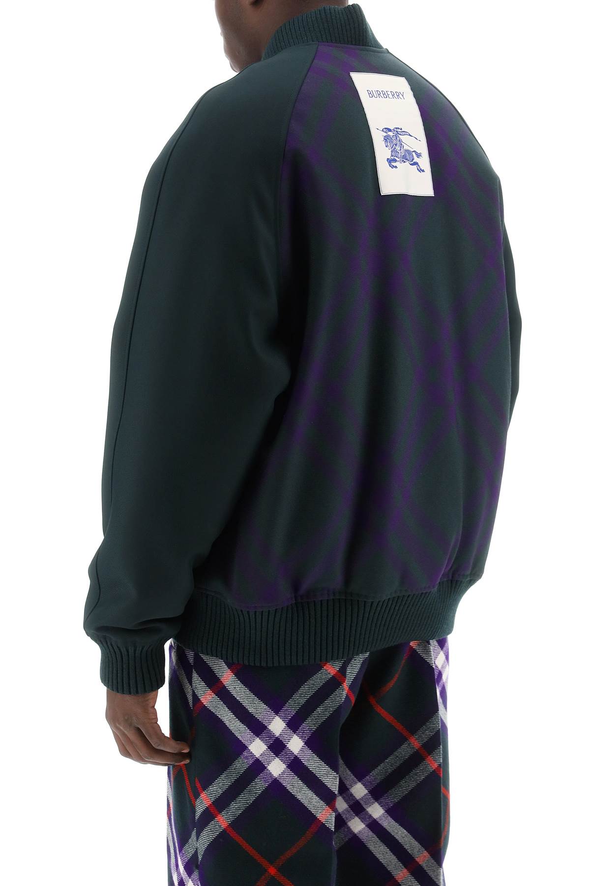 Burberry Check Reversible Bomber Jacket Men